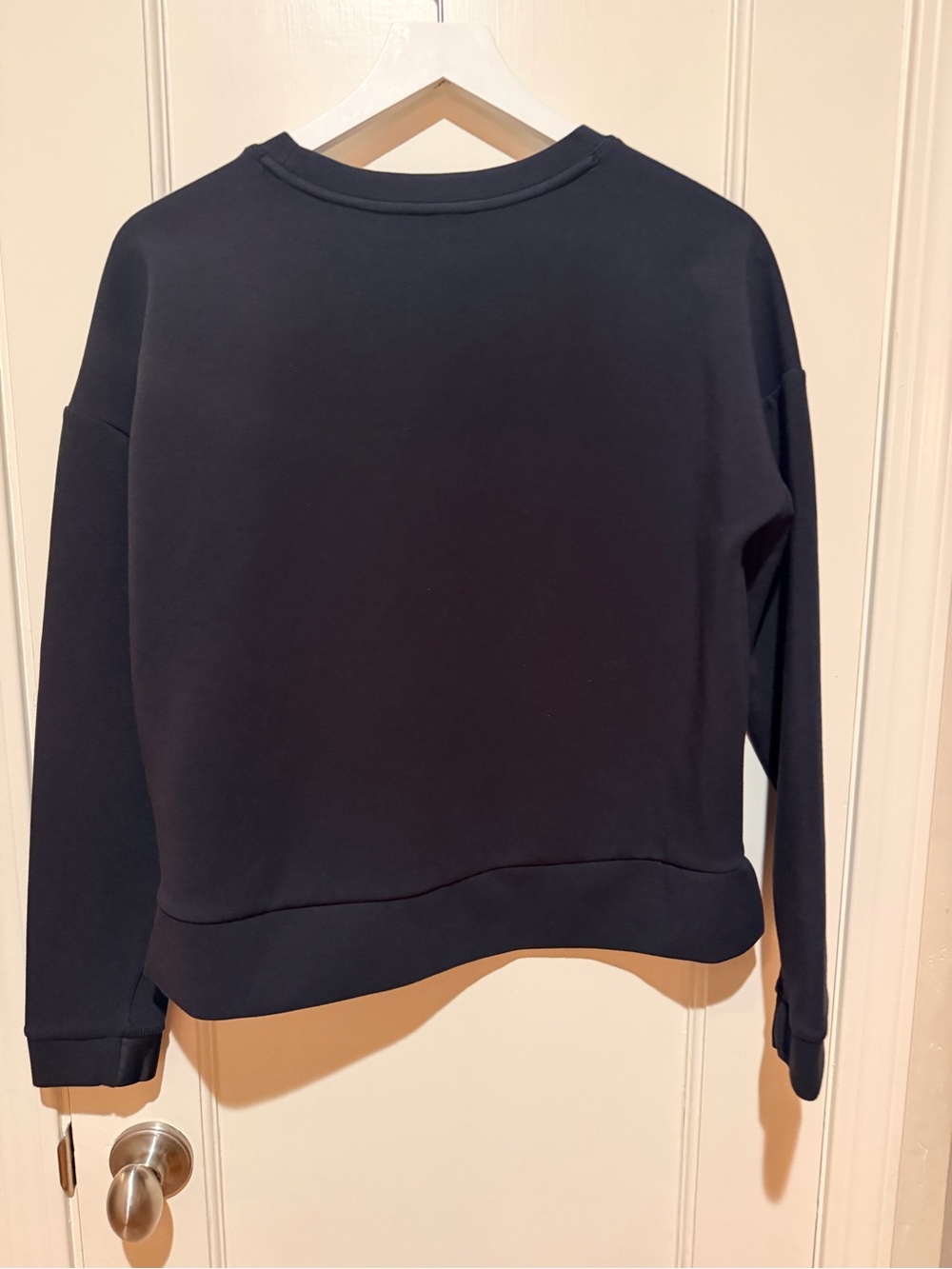 Athleta Black Crewneck Sweatshirt Small - Picture 3 of 5